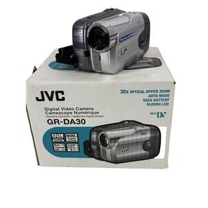 JVC GR-DA30U Digital Video Camera With Accessories- New In Box